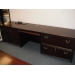 Executive Desk & Oversized Credenza, Starburst Cherry